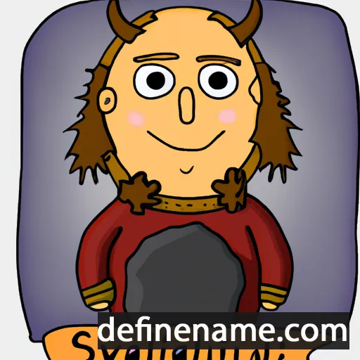 cartoon of the name Sævaldur