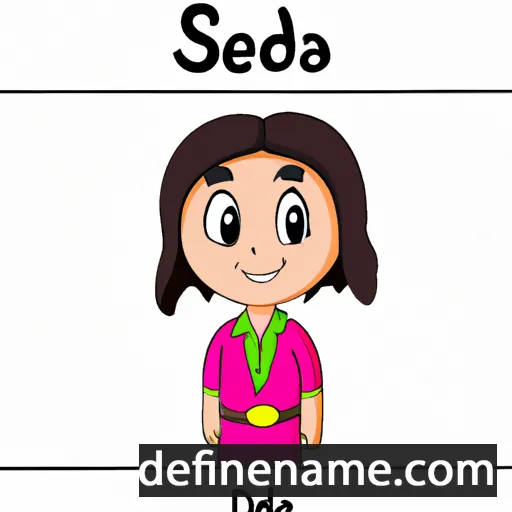 Saeida cartoon