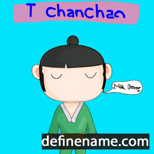 cartoon of the name Saengchanh