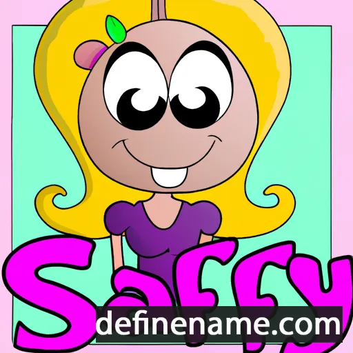 cartoon of the name Saffy