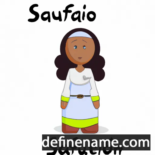 Safiatou cartoon