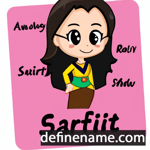 Safitri cartoon