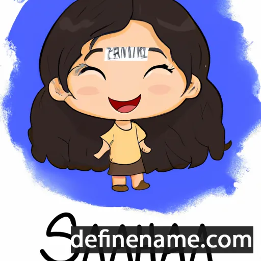 Sahana cartoon