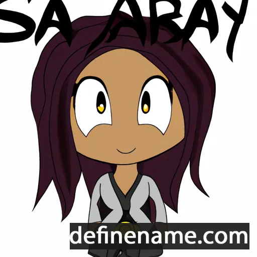 Sahrya cartoon