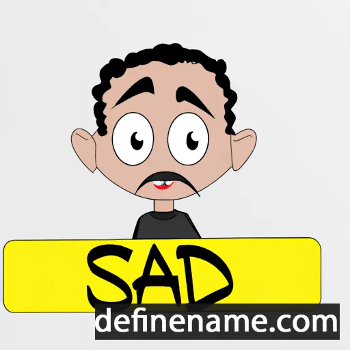 cartoon of the name Saïd