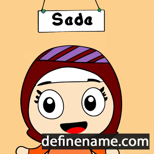 Saida cartoon