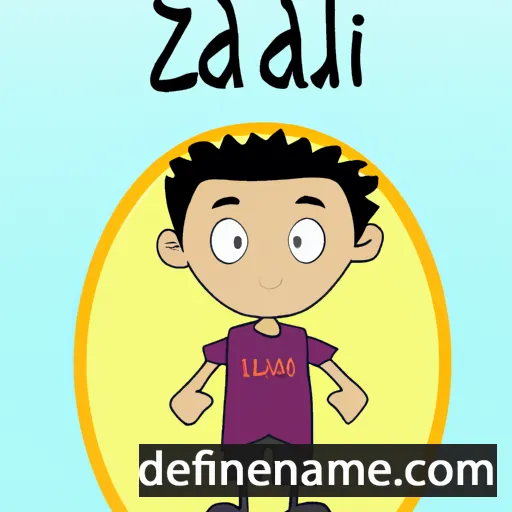 cartoon of the name Saidafzal