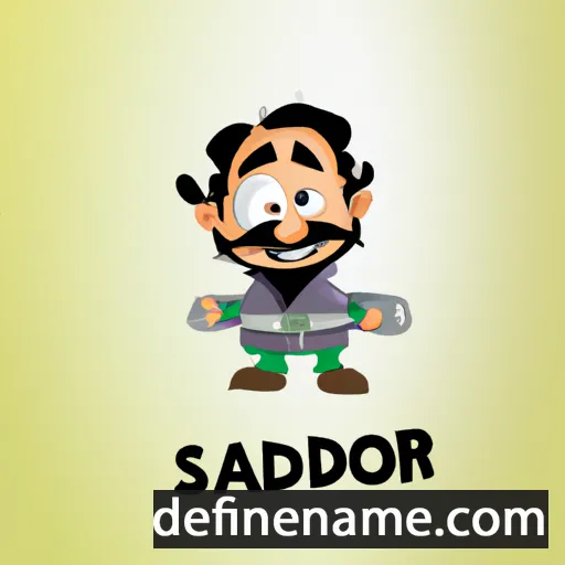 cartoon of the name Saidasror