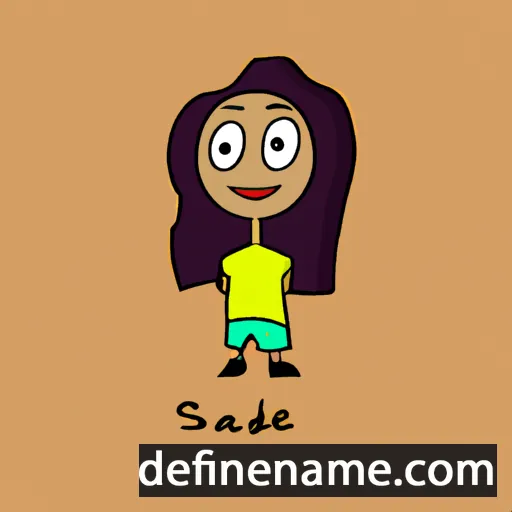 cartoon of the name Saidee