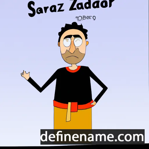 cartoon of the name Saidnazar