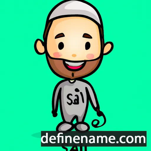 cartoon of the name Saif al-Islam