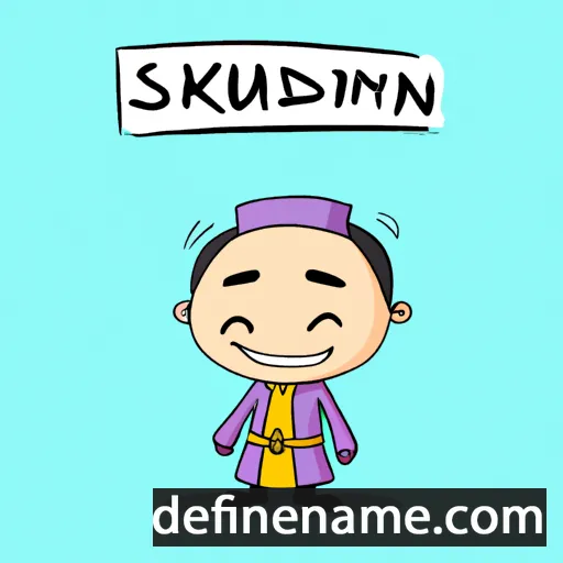 cartoon of the name Saifuddin