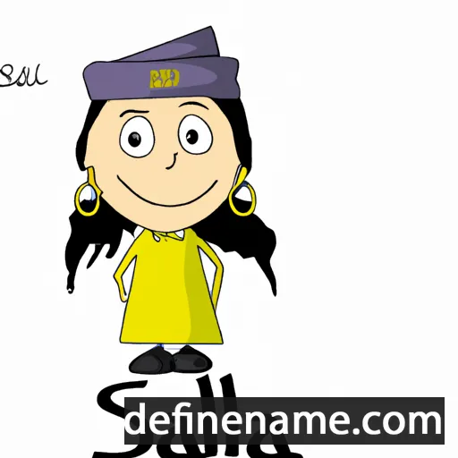 cartoon of the name Saila