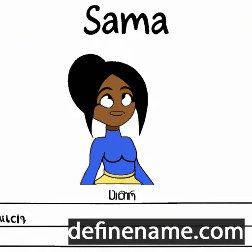 Saimira cartoon