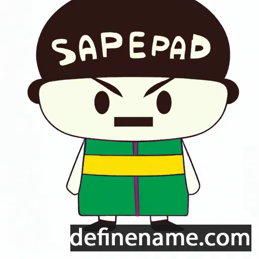 cartoon of the name Saipoden