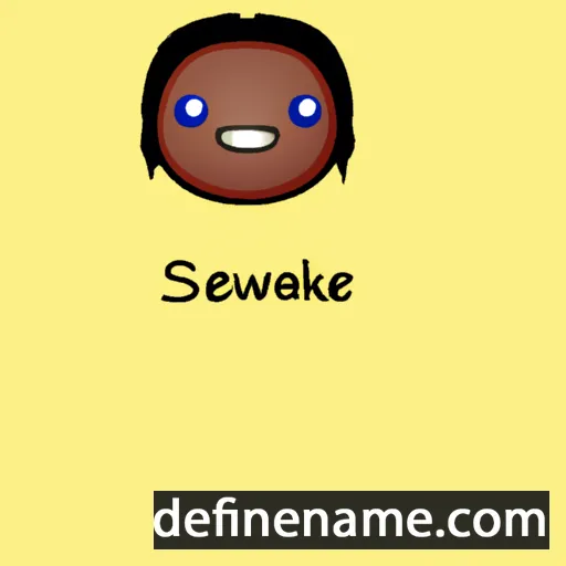 cartoon of the name Sakabwesye