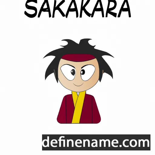 cartoon of the name Sakariya