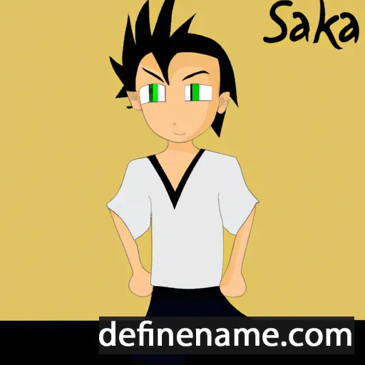 cartoon of the name Sakka