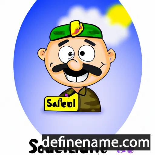 Salaheddine cartoon