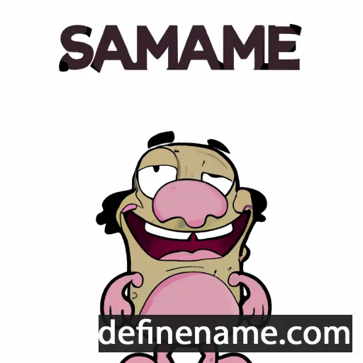 cartoon of the name Salamiel