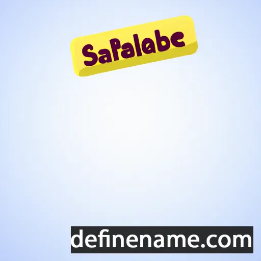 cartoon of the name Salbatore