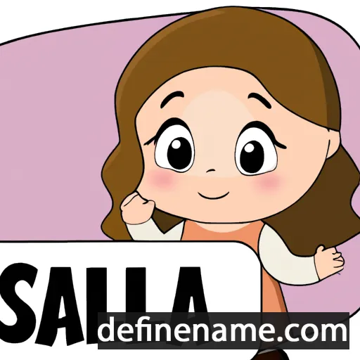 Saleha cartoon