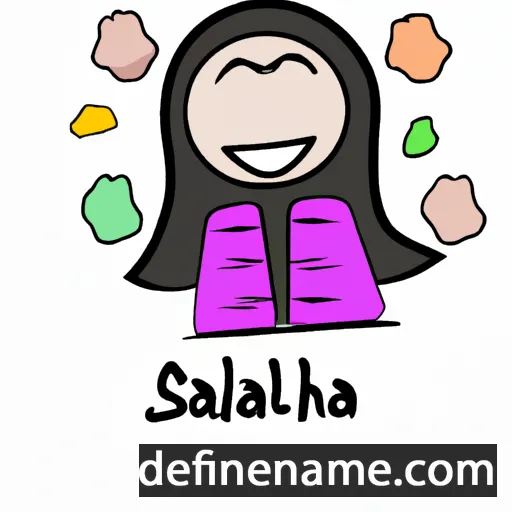 Salehah cartoon