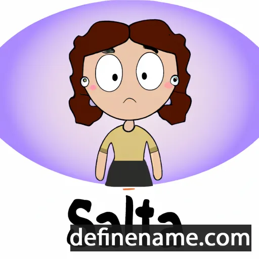 Saleta cartoon