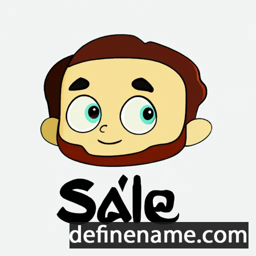 cartoon of the name Salihe