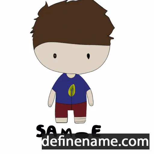 cartoon of the name Sáme