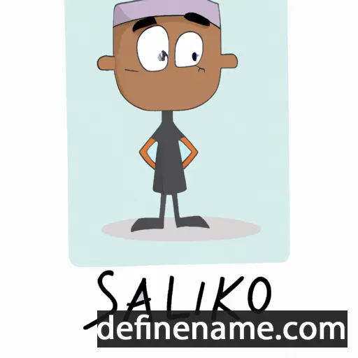 cartoon of the name Saliko