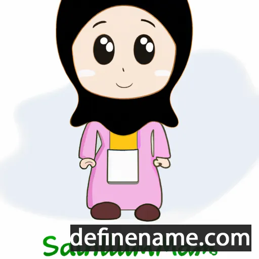 cartoon of the name Salimah