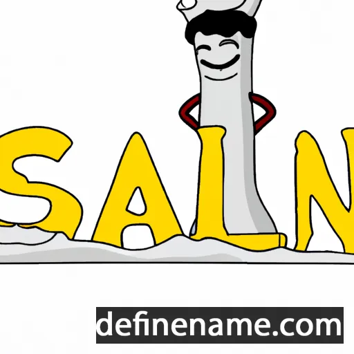 cartoon of the name Salini