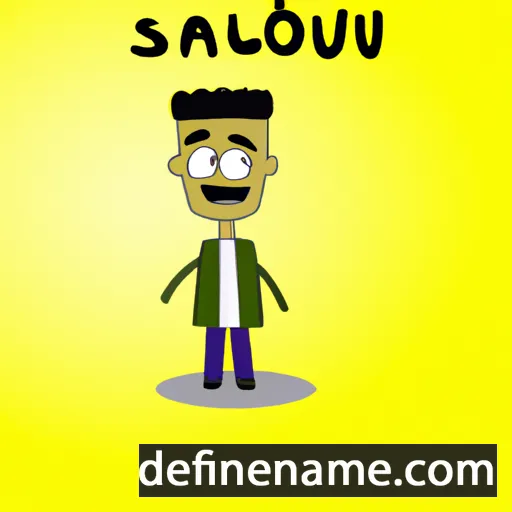 Saliou cartoon