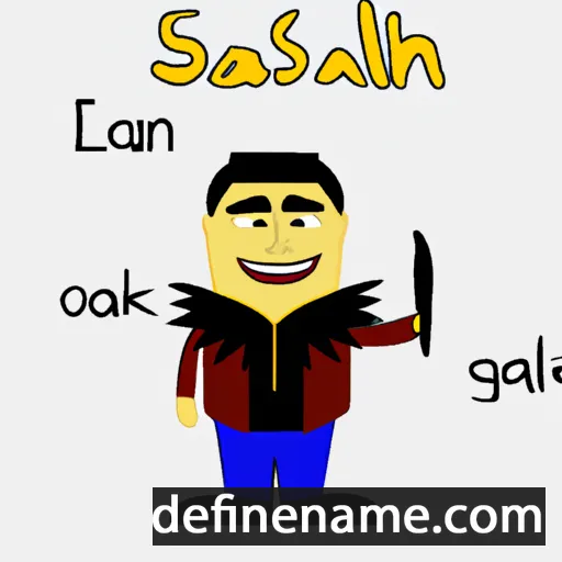 cartoon of the name Salish