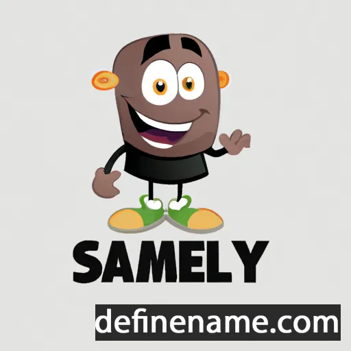 cartoon of the name Salmey