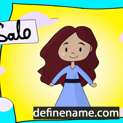 cartoon of the name Salóme