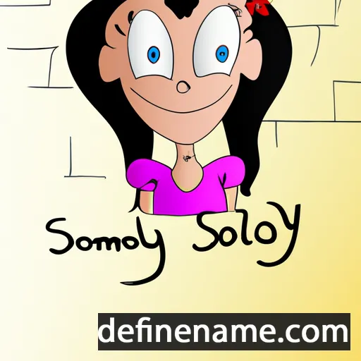 cartoon of the name Salomey