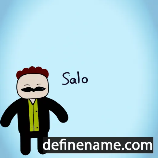 cartoon of the name Salomó