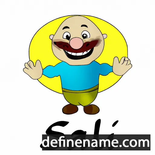 cartoon of the name Salu