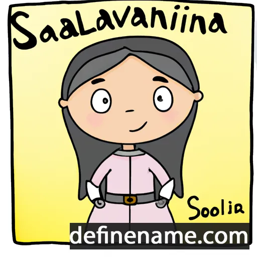 cartoon of the name Salvatorina