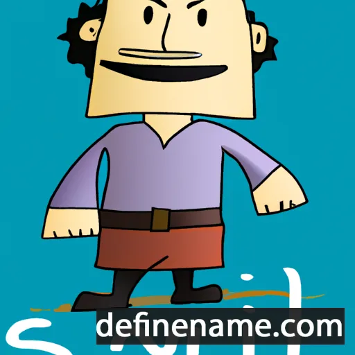 cartoon of the name Salvi