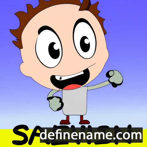 cartoon of the name Salvien