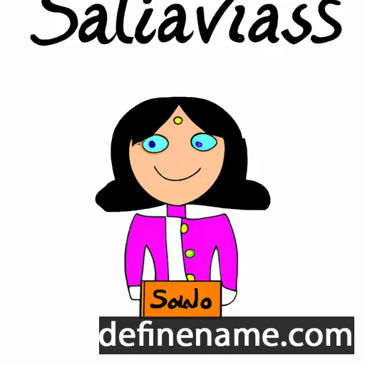 cartoon of the name Salvinas