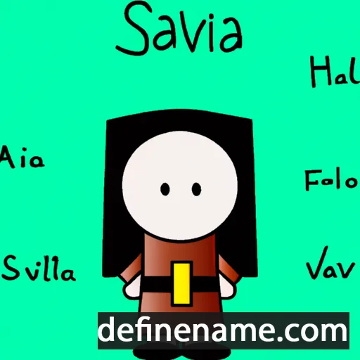 Salvita cartoon