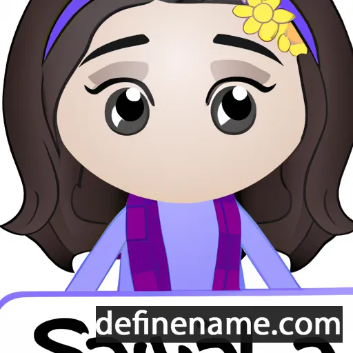 cartoon of the name Salwa