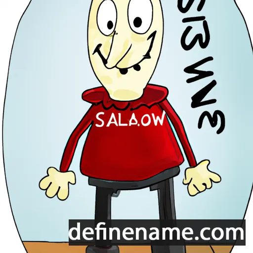 cartoon of the name Salwiusz