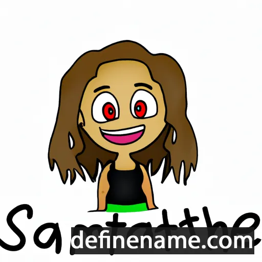 cartoon of the name Samanthea