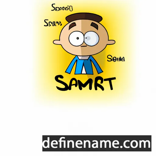 cartoon of the name Samart