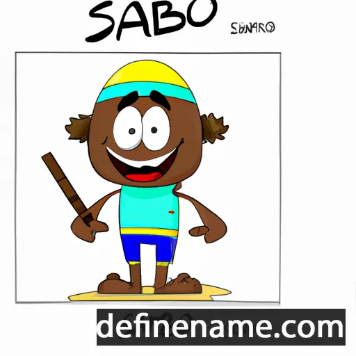 cartoon of the name Sambor